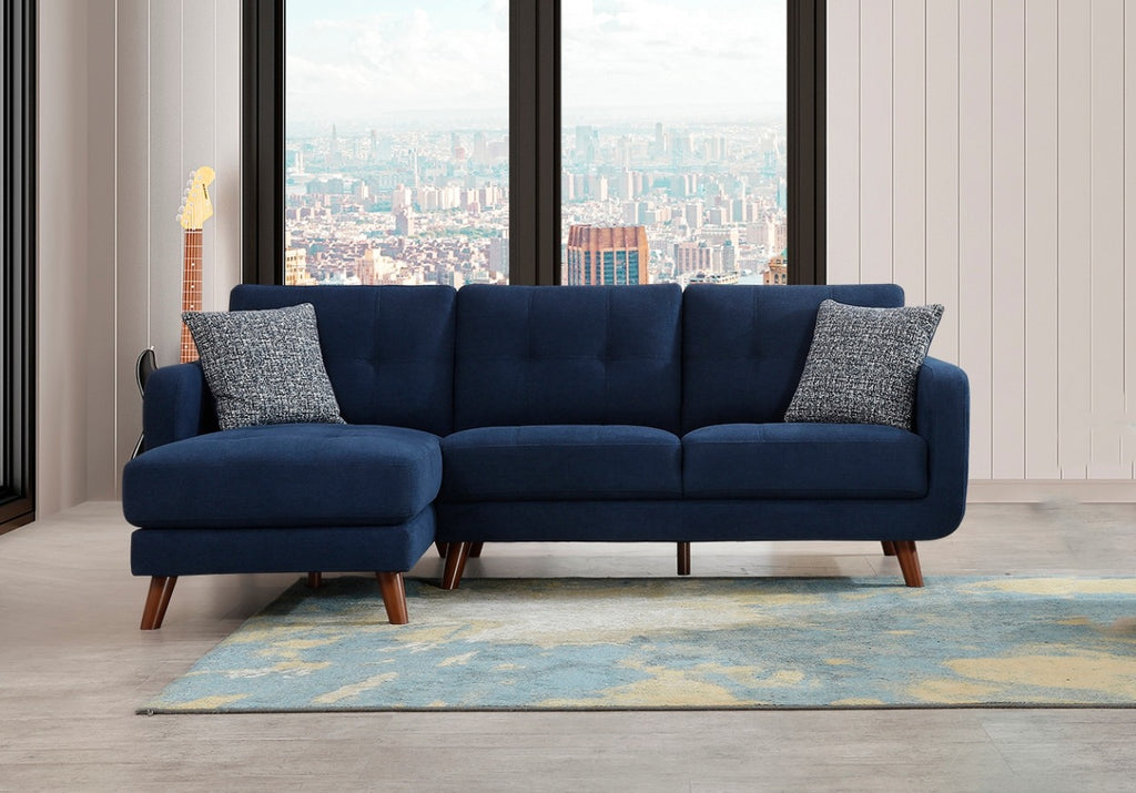 NKS9591MZ Fabric Sectional with Left Side Chaise