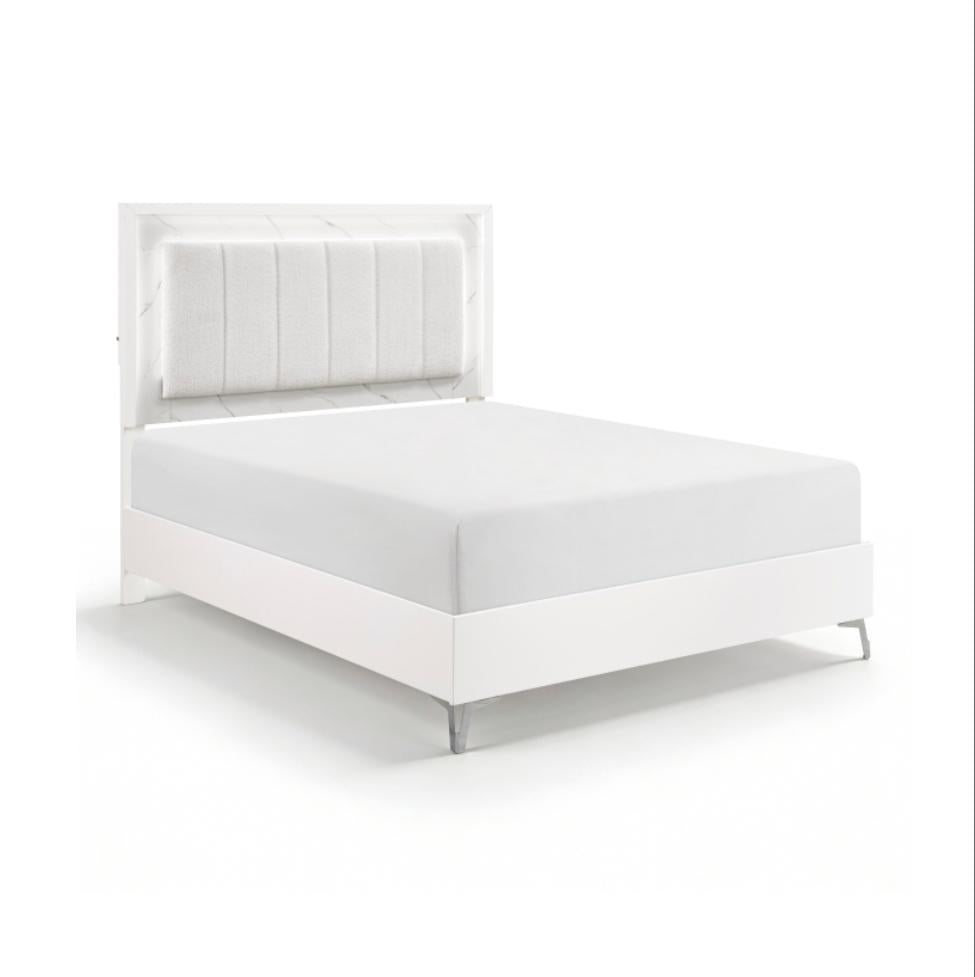 NKS2457MZ Modern Bedroom set with LED Lights