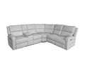 NKS98406LGYSS  Fabric Power Reclining Sectional Sofa with Left Side Console