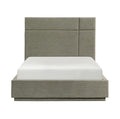 NKS2319MZ Fabric Platform Bed in Queen/Full/ King Sizes