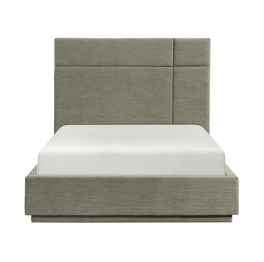 NKS2319MZ Fabric Platform Bed in Queen/Full/ King Sizes