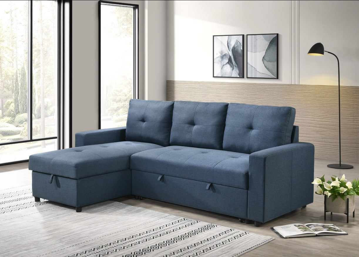NKS99996BLUMZ Fabric Sectional Reversible Sofa Bed