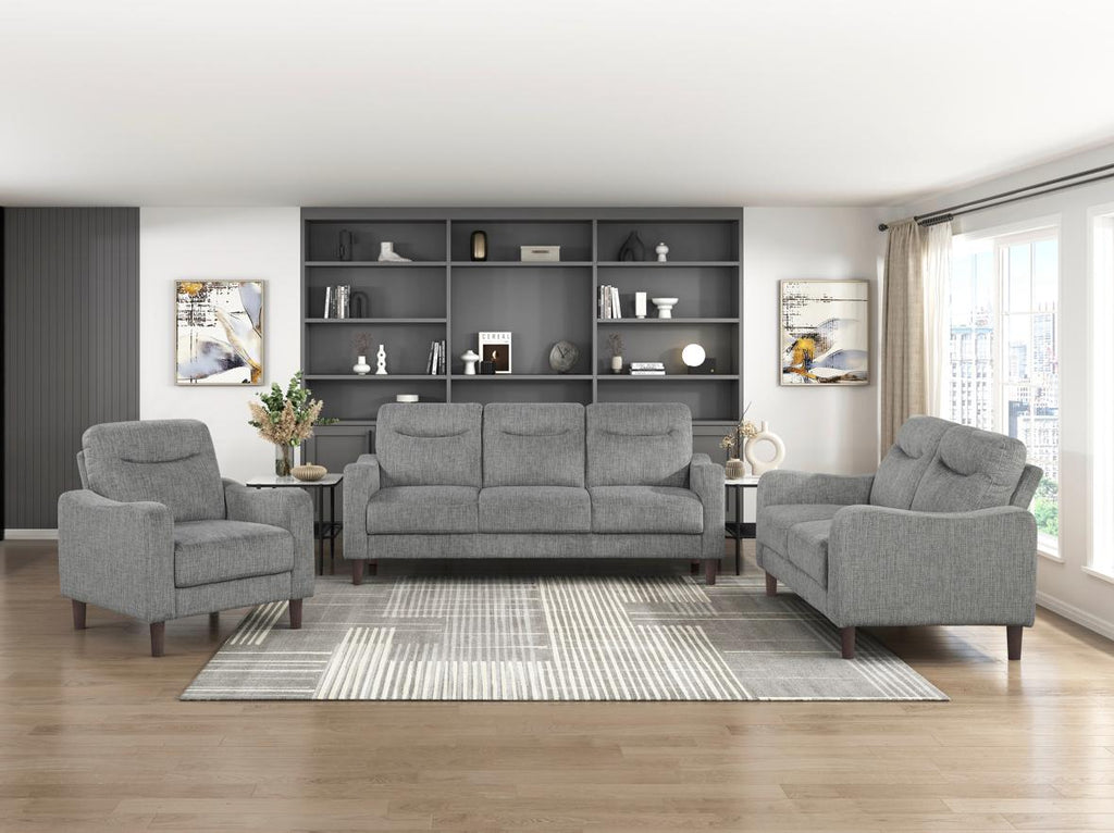 NKS9180MZ Fabric Sofa + Love Seat + Chair in 3 Colors