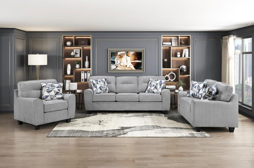 NKS8416GYMZ  Fabric Sofa Set