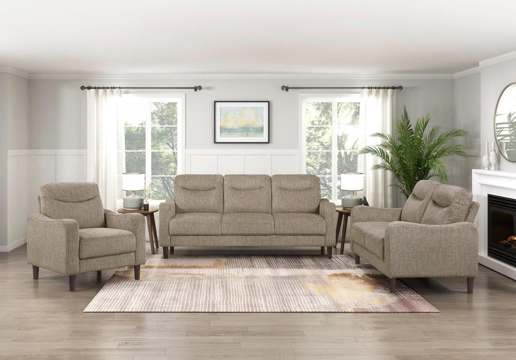 NKS9180MZ Fabric Sofa + Love Seat + Chair in 3 Colors