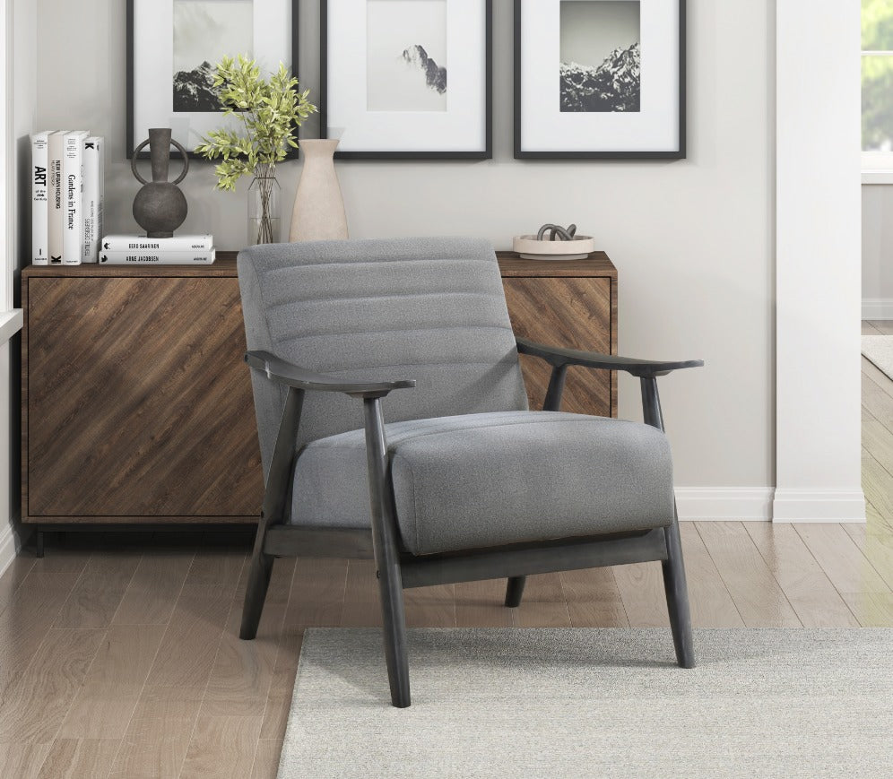 NKS 1287GRY Contemporary Accent Chair
