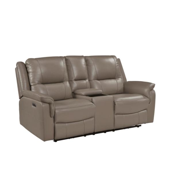 NKS8301DTPMZ Leather Electric Power Recliner Sofa Set