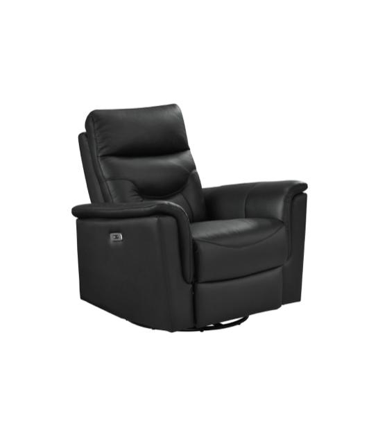 NKS9715BLKMZ Leather Electric Power Recliner Sofa Set