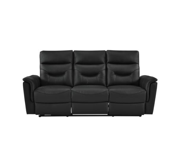 NKS9715BLKMZ Leather Electric Power Recliner Sofa Set