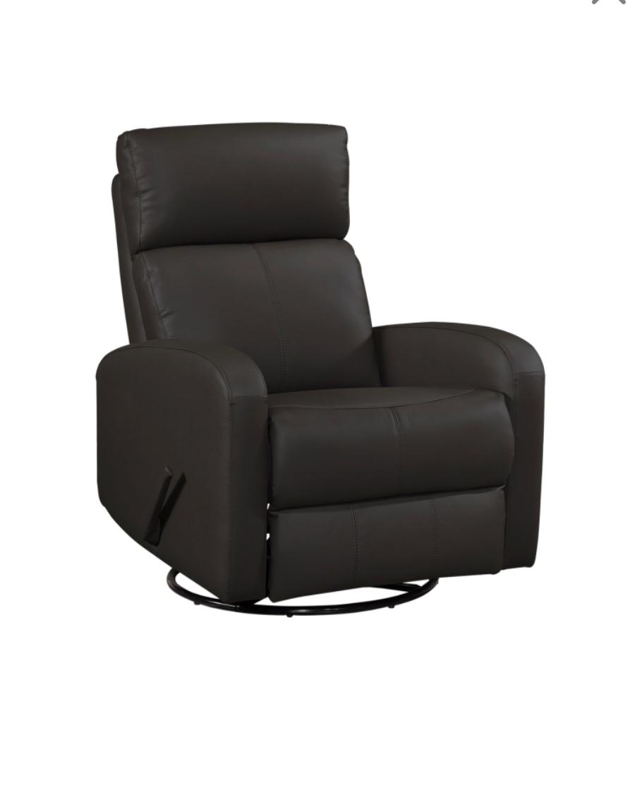 NKS8458BEGMZ Leather Swivel Glider Reclining Chair