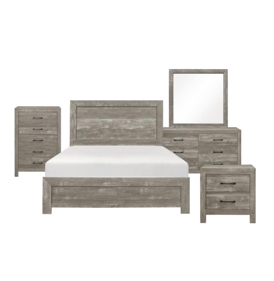 NKS1534GYBMZ Queen /King Size bedroom set and Mattress
