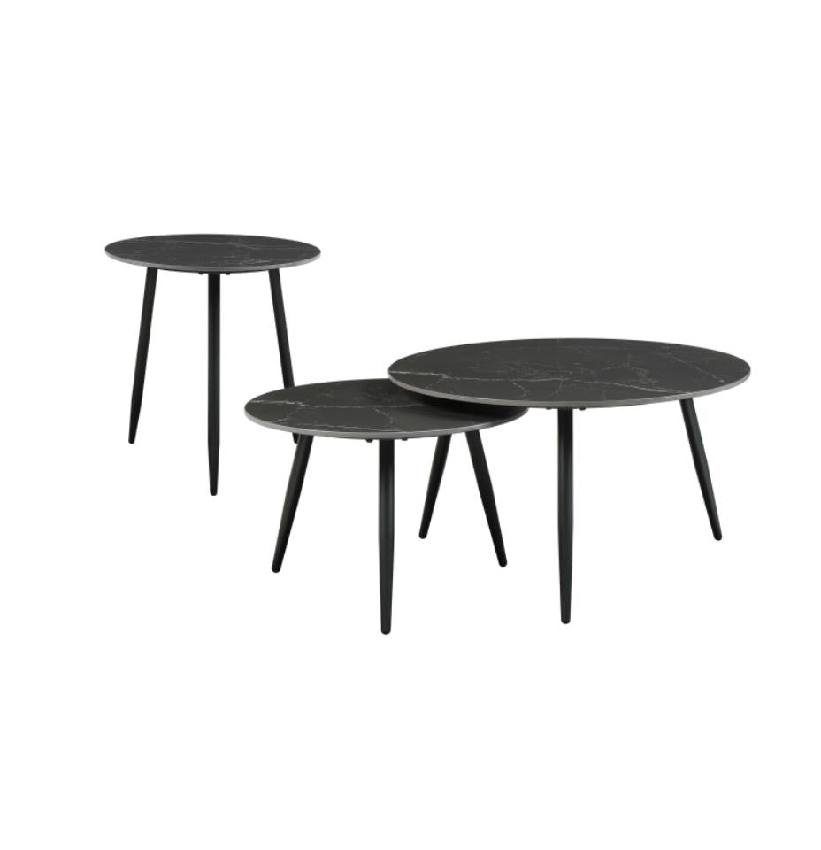 NKS3697BK-31  3-Piece Pack Coffee table Set
