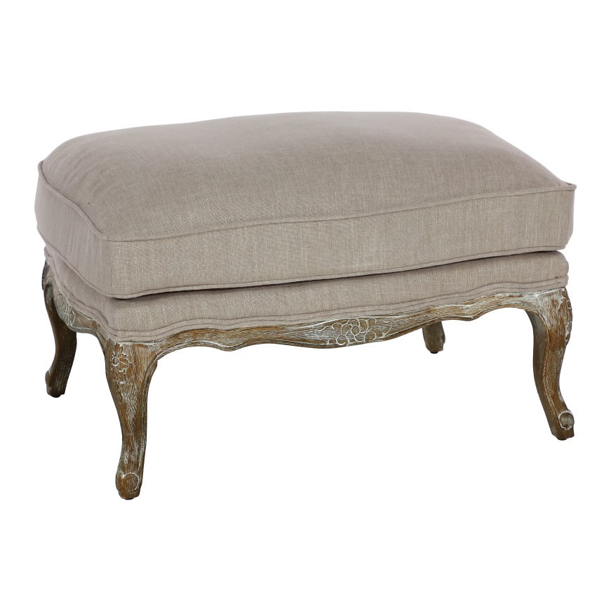NKS 1234 Classic Accent Chair With Ottoman