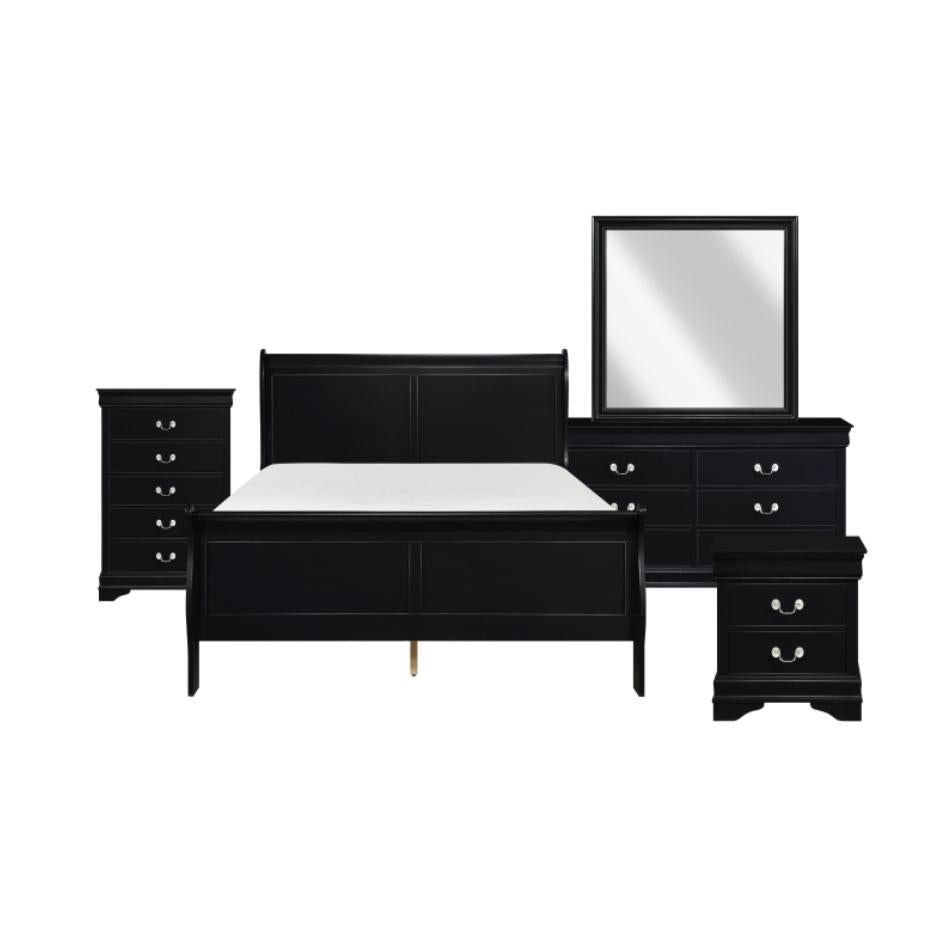 NKS2147BK Bedroom Set (Black Color)