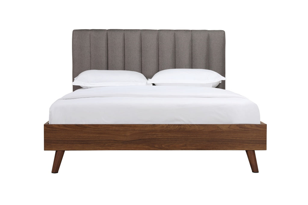 NKS5891GYMZ Fabric Platform Bed in Queen/Full/ King Sizes