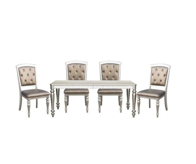 NKS5477NMZ Large Extendable Wooden Dining Set with Server/Buffet