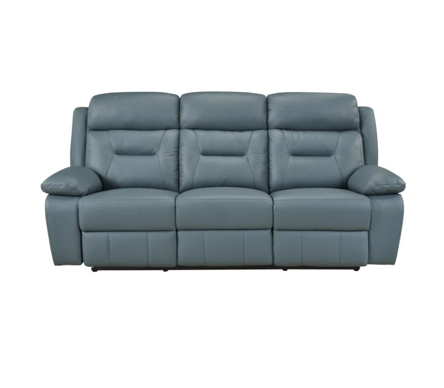 NKS9629BGYMZ Leather Electric Power Recliner Sofa Set