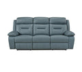 NKS9629BGYMZ Leather Electric Power Recliner Sofa Set