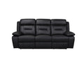 NKS9629BLKMZ Leather Electric Power Recliner Sofa Set