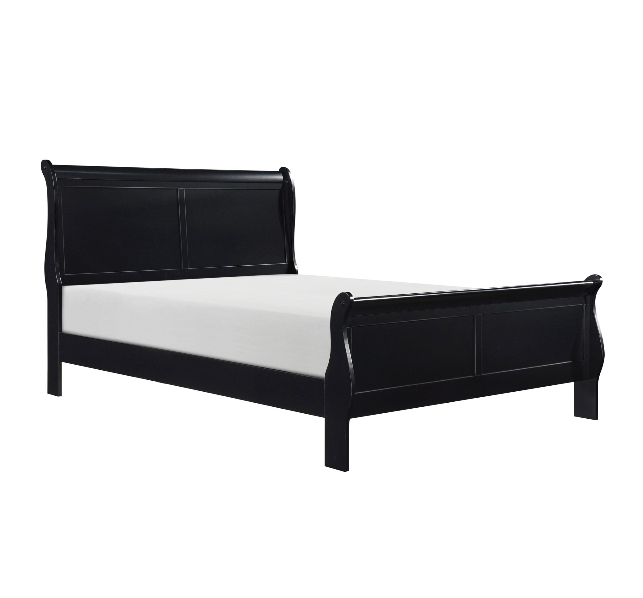 NKS2147WBK Sleigh Bed Available in Twin/ Full/ Queen / King Sizes