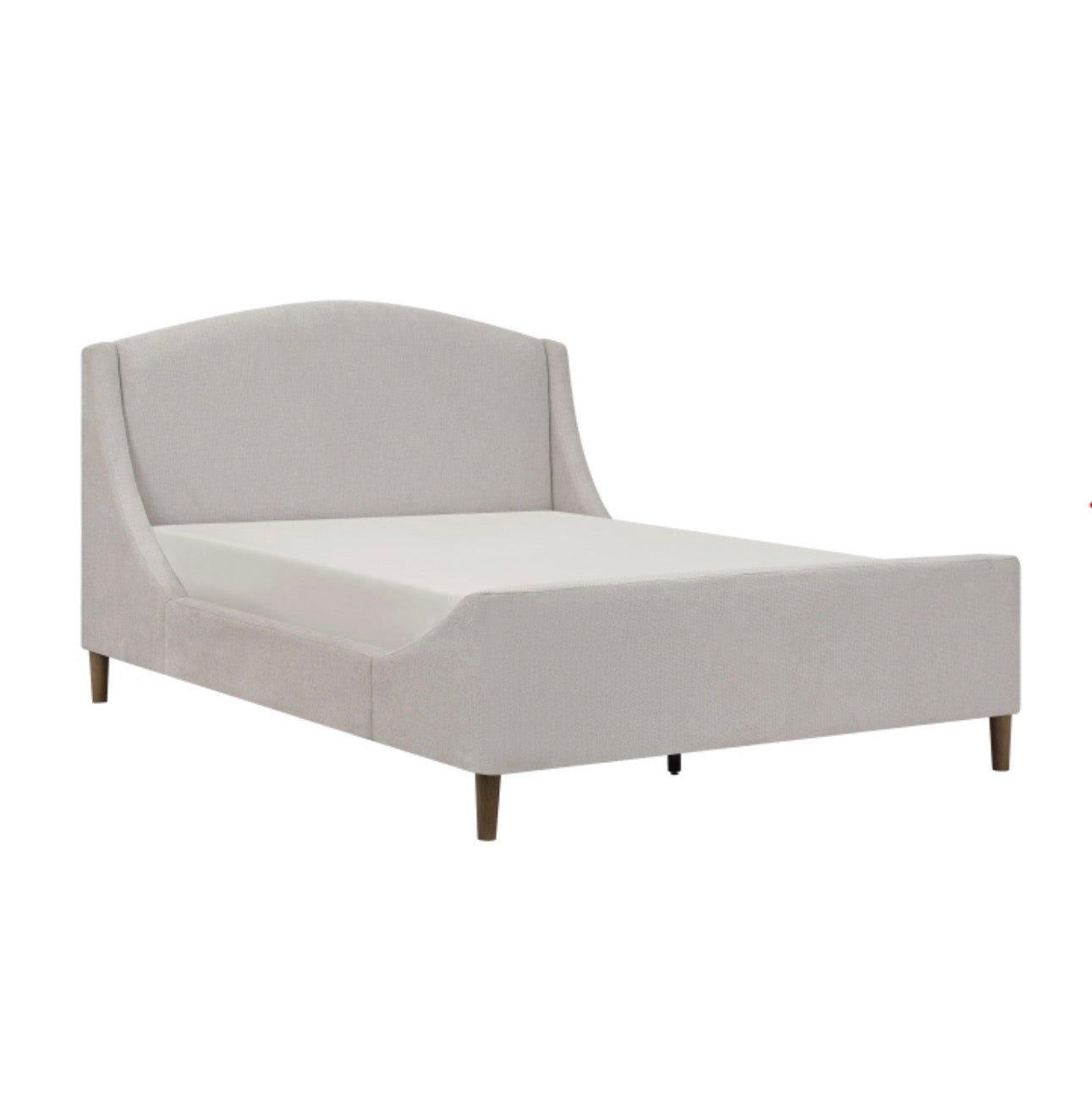 NKS5835BEM Fabric Platform Bed in Queen/ King Sizes