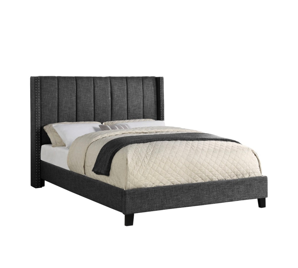 NKS5831DGMZ Fabric Platform Bed in Queen/Full/ King Sizes