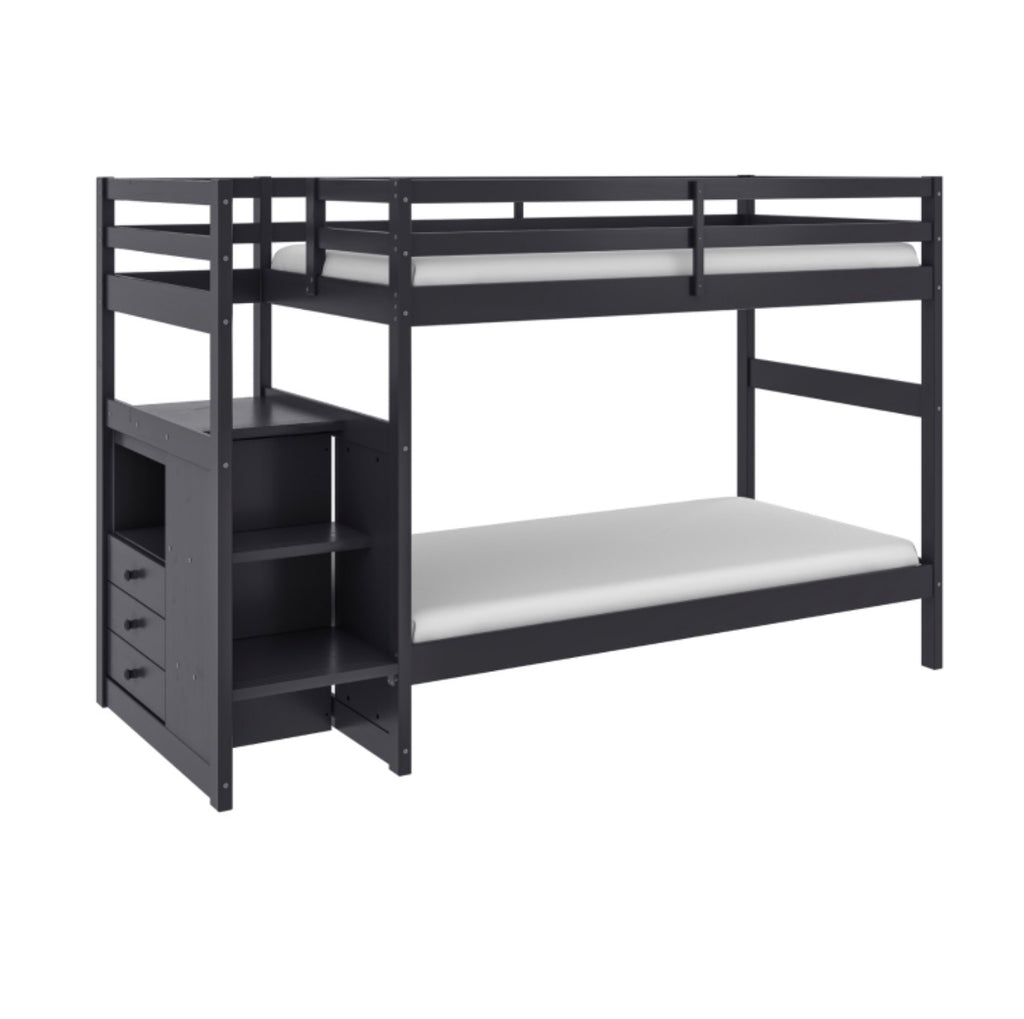 NKSB2005TTDGY Kids Bunk Bed and Mattress