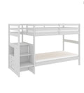 NKSB2005TTWH Kids Bunk Bed and Mattress