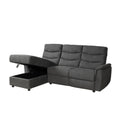 NKS99920LGYMZ Fabric Sectional with Left Side Storage Chaise