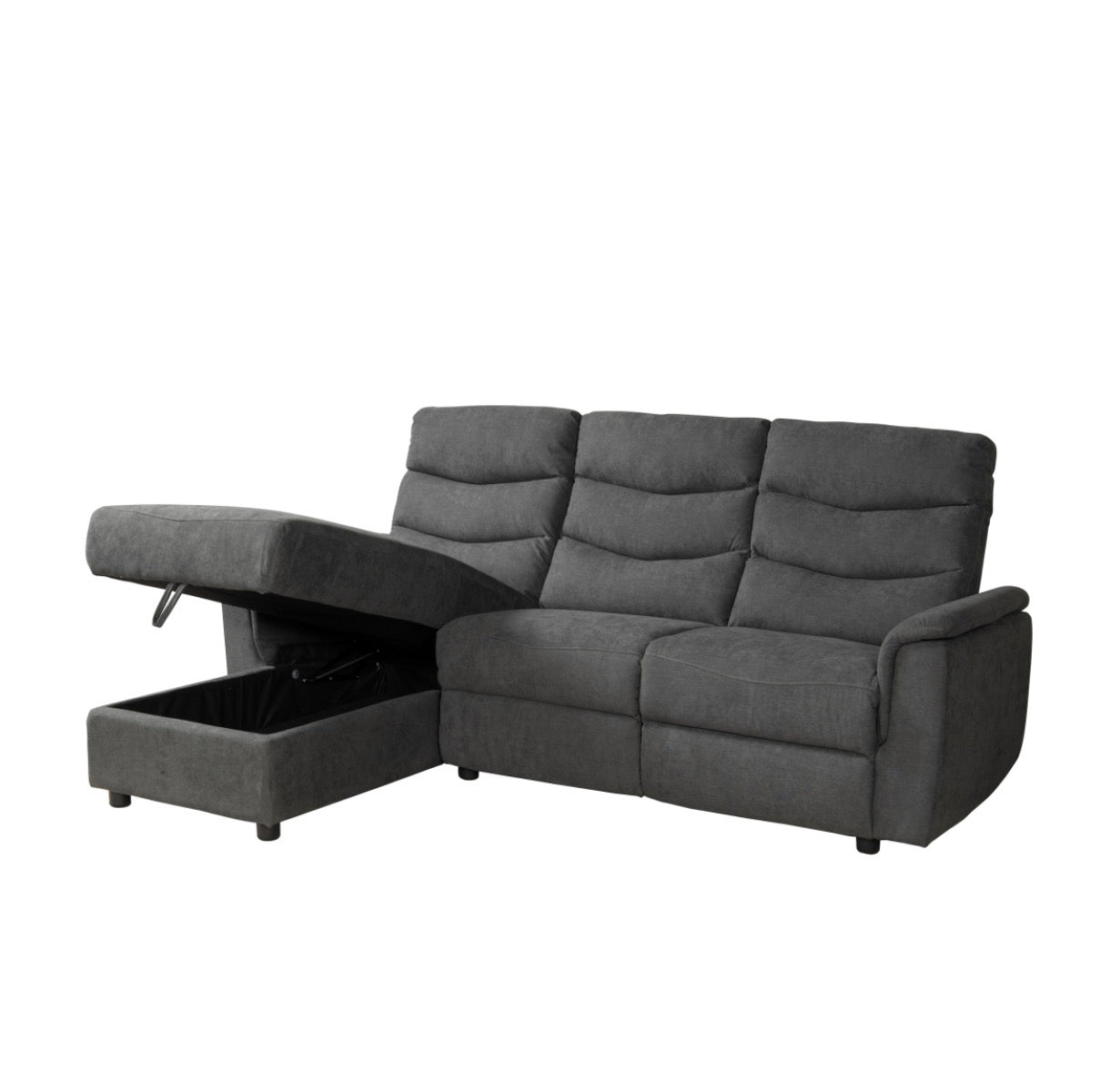 NKS99920LGYMZ Fabric Sectional with Left Side Storage Chaise