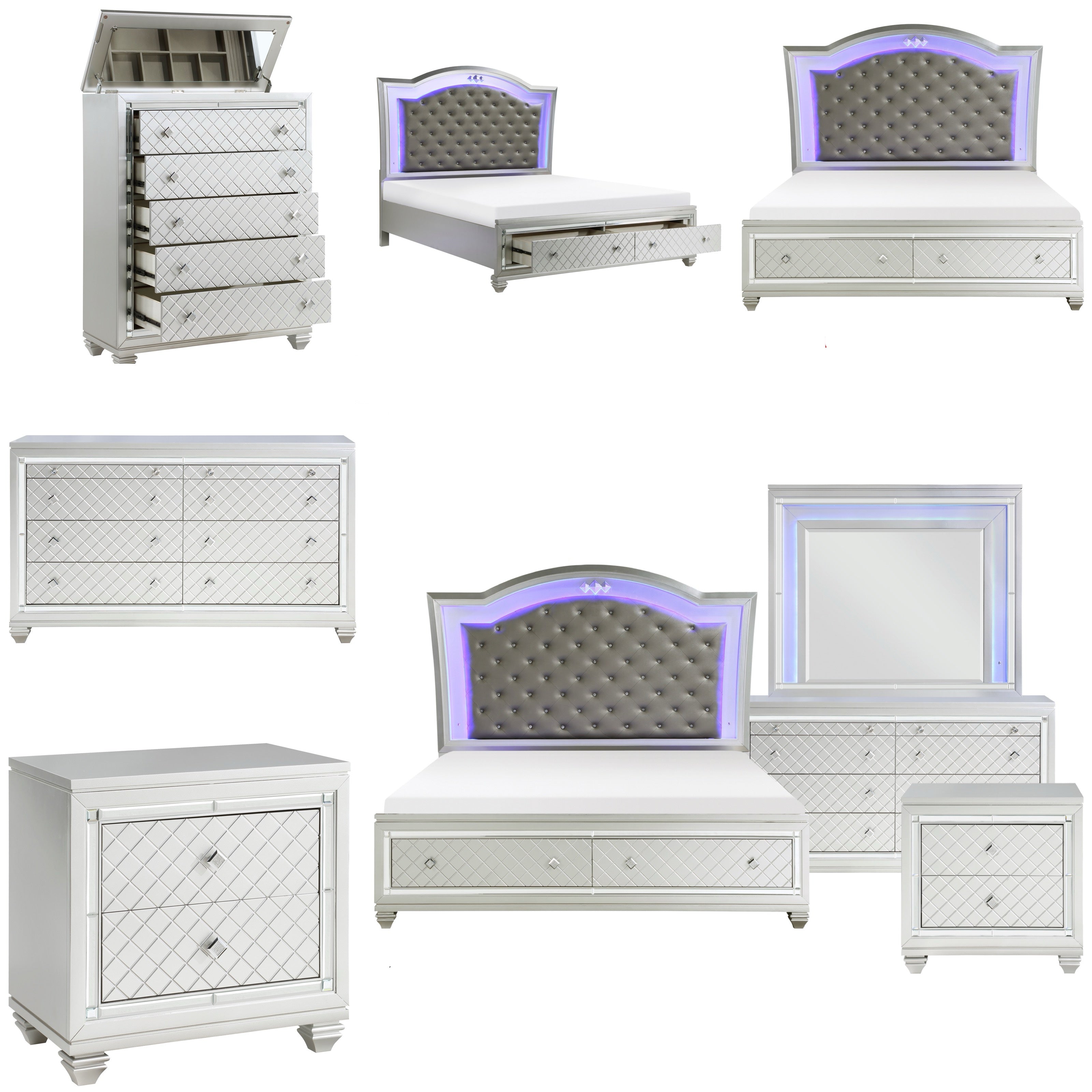 NKS1430MZ King Size bedroom set and Mattress