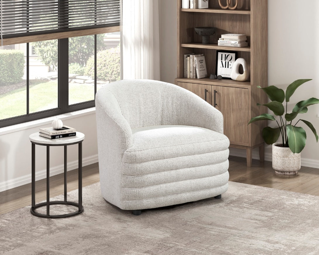 NKS1035LGRY Fabric Accent Chairs