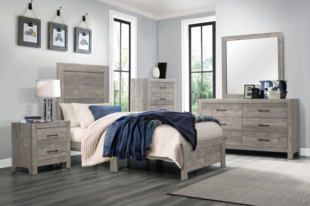 NKS1534GY Bed in a box Available in Twin/ Full/ Queen / King Sizes