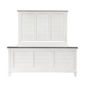 NKS1463MZ Country Style Wooden Bed in Queen/ King Sizes