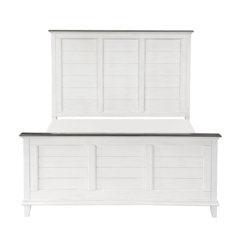 NKS1463MZ Country Style Wooden Bed in Queen/ King Sizes