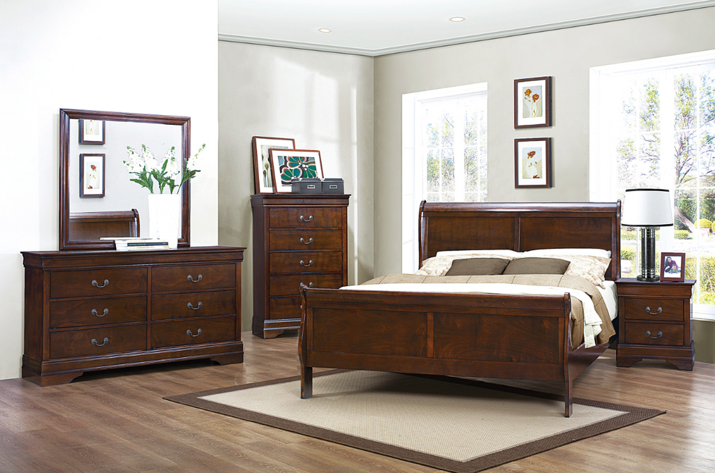 NKS2147MZ Sleigh Bed Available in Twin/ Full/ Queen / King Sizes