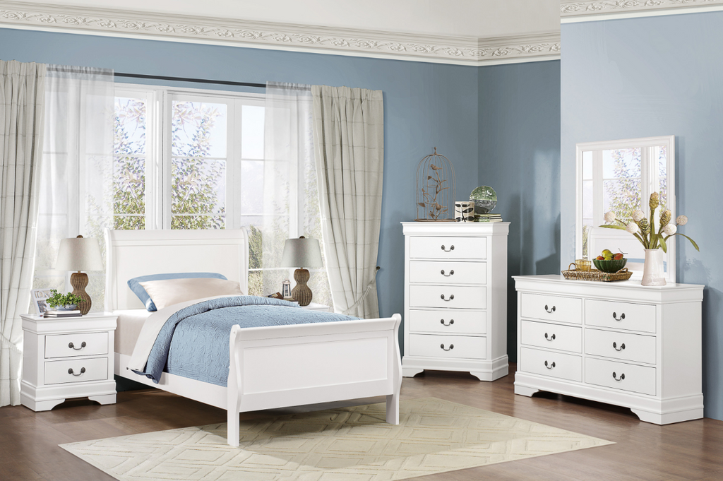 NKS2147WMZ Sleigh Bed Available in Twin/ Full/ Queen / King Sizes