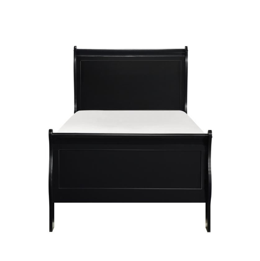NKS2147WBK Sleigh Bed Available in Twin/ Full/ Queen / King Sizes