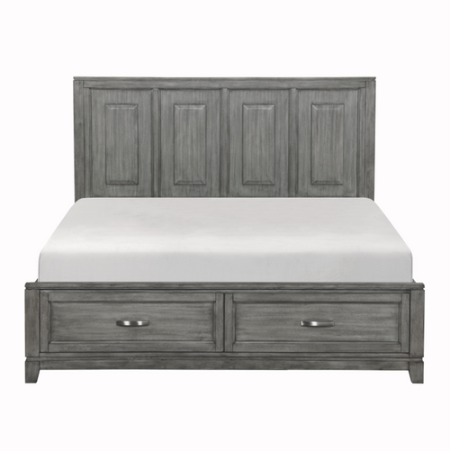 NKS1450MZ Wooden 2 Drawers Platform Bedroom Sets in Queen/ King Size and Mattress