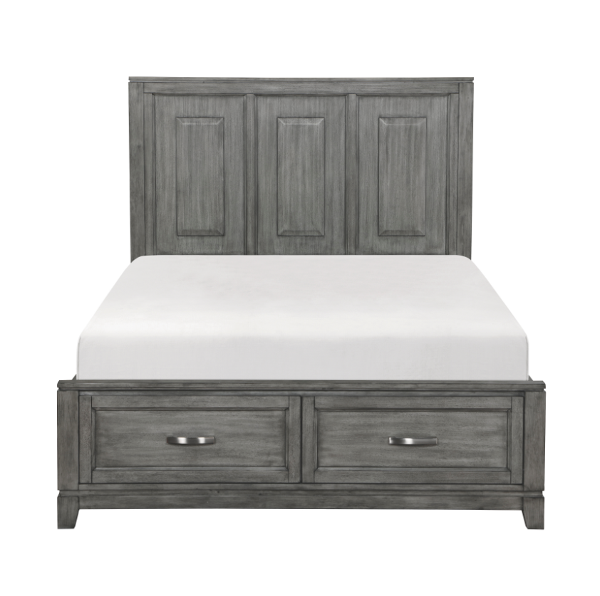 NKS1450MZ Wooden 2 Drawers Platform Bedroom Sets in Queen/ King Size and Mattress