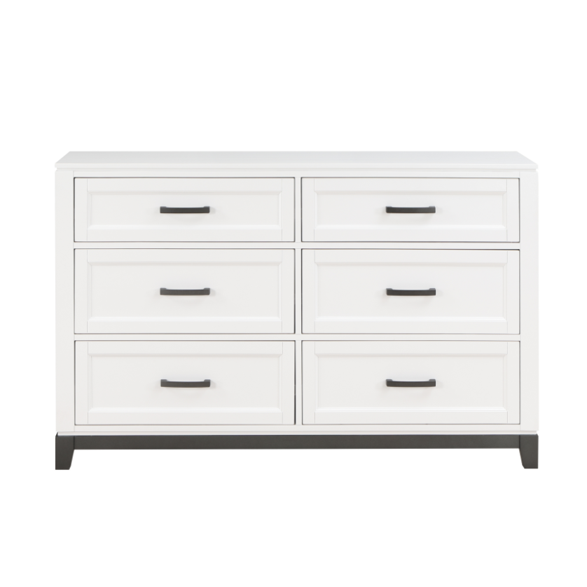 NKS1450WHMZ Wooden 2 Drawers Platform Bedroom Sets in Queen/ King Size and Mattress