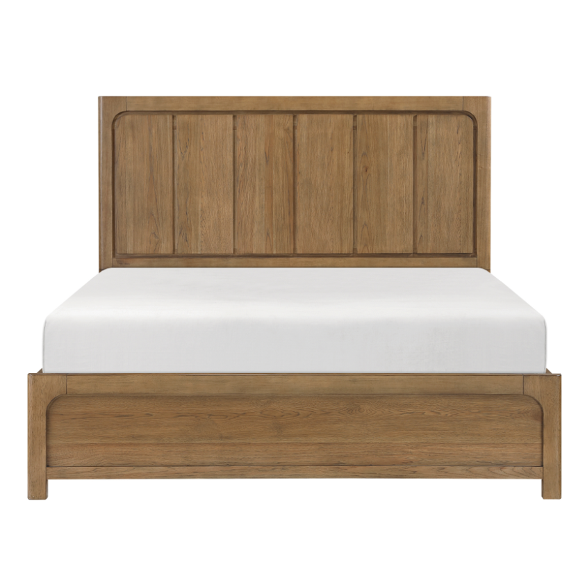 NKS2336MZ Wooden 4 Drawers Platform Bedroom Set in Queen/ King Size and Mattress