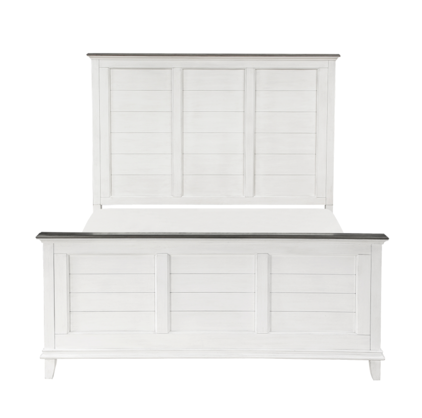 NKS1463MZ Country Style Wooden Bedroom Set in Queen/ King Size and Mattress