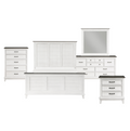NKS1463MZ Country Style Wooden Bedroom Set in Queen/ King Size and Mattress