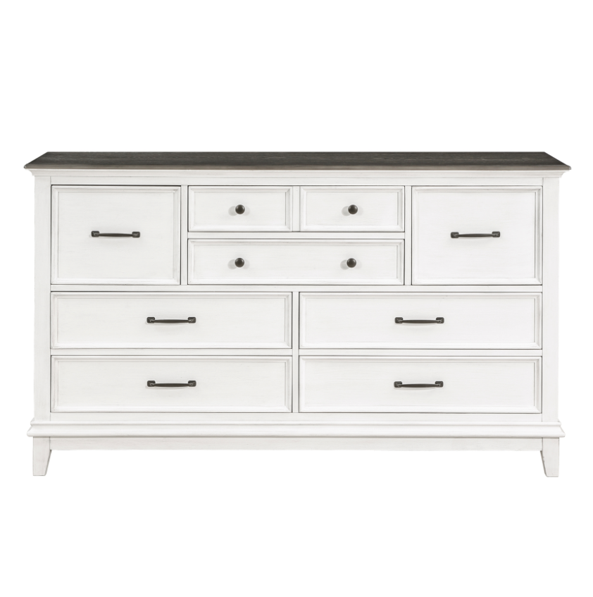 NKS1463MZ Country Style Wooden Bedroom Set in Queen/ King Size and Mattress