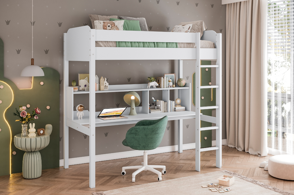 NKSB2003MZ  Kids Bunk Bed and Mattress