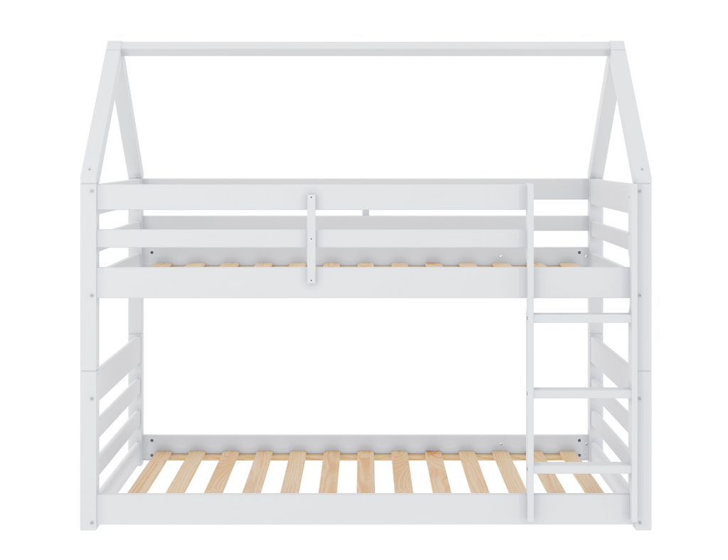 NKSB2004TTWHMZ  Kids Bunk Bed and Mattress