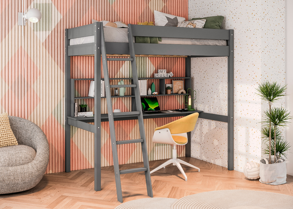 NKSB2006MZ Kids Bunk Bed and Mattress