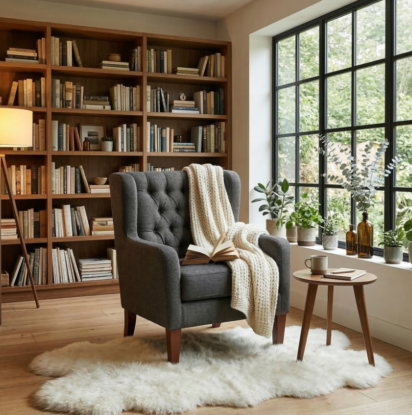 NKS1266DGMZ CAL Accent Chair