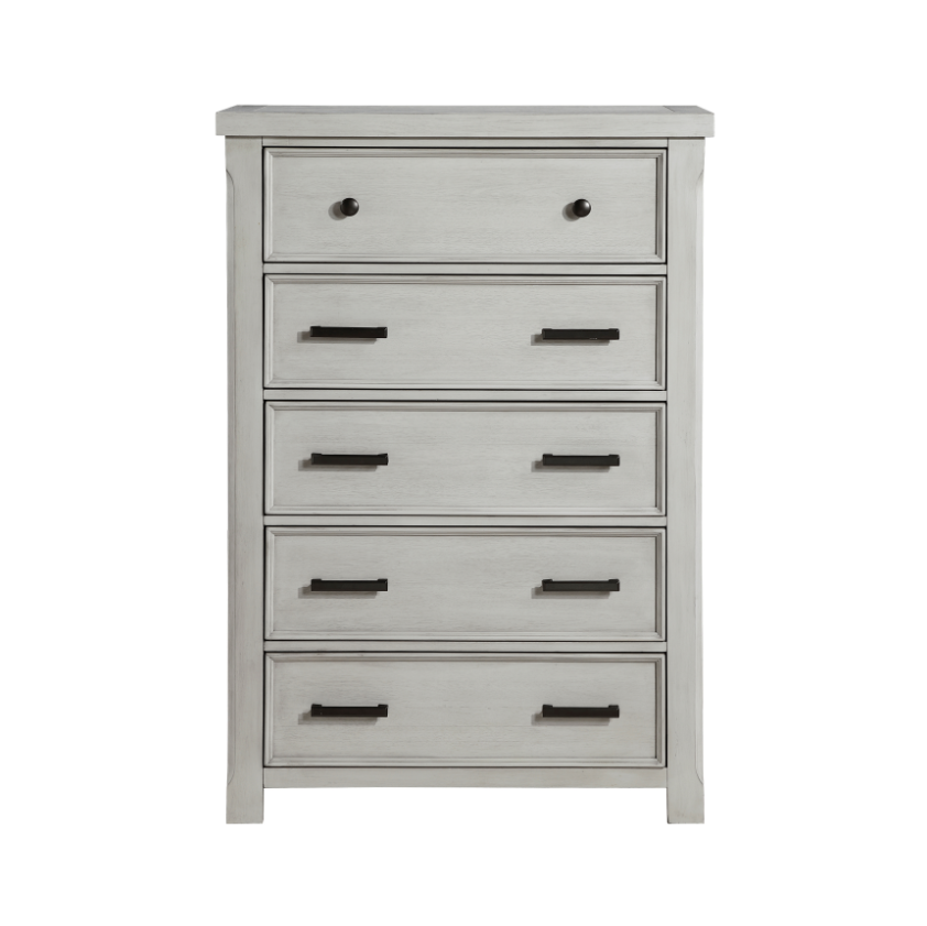 NKS1337MZ Contemporary 6 Drawers Platform Bedroom Set in Queen/ King Size and Mattress